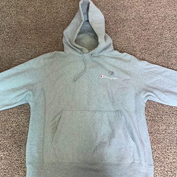 Grey Champion Hoodie Size M - Picture 1 of 6